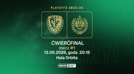 Ćwierćfinał play-off  - MECZ #1 WKS Śląsk Wrocław vs AMW Arka Gdynia
